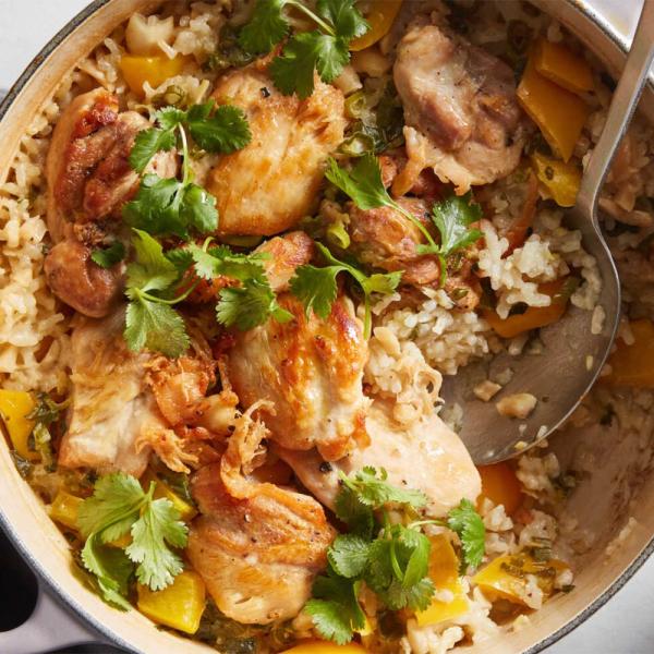 Sticky Coconut Chicken and Rice